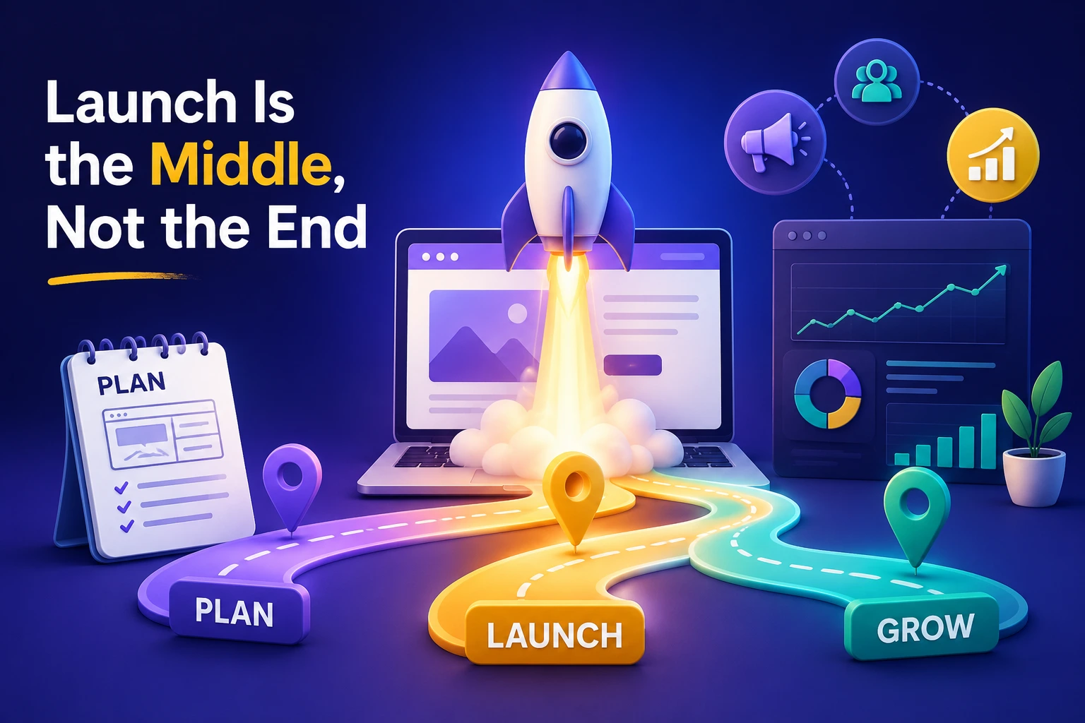 Website launch is only the beginning